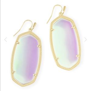 Kendra Scott Danielle Earrings- Dichroic Glass